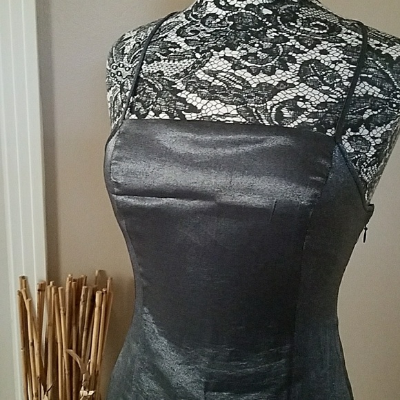 BCBG Generation silver metallic dress, size 6 - Picture 2 of 4